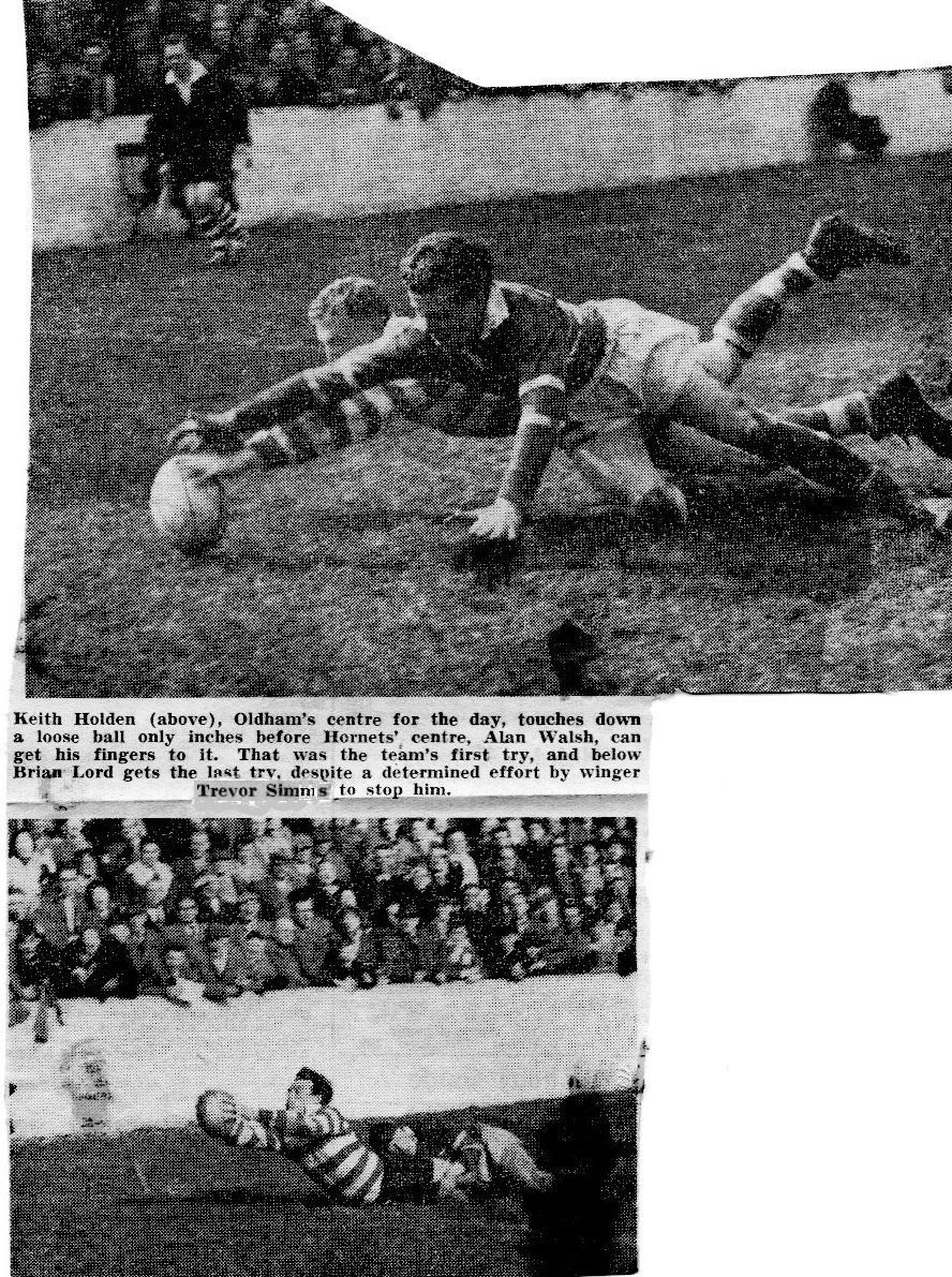 Oldham v Rochdale Hornets, 3 April 1961