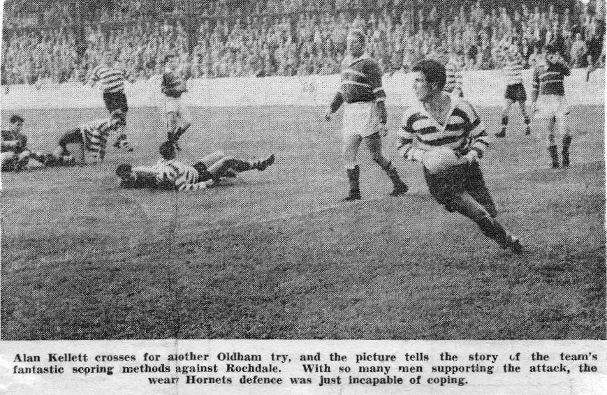 Oldham v Rochdale Hornets, 12 August 1961
