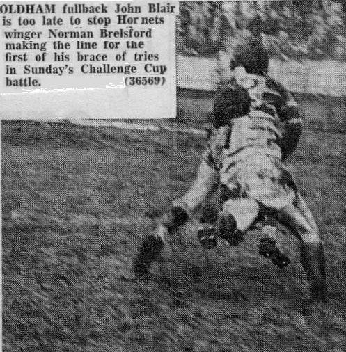 Rochdale Hornets v Oldham, 23 February 1975