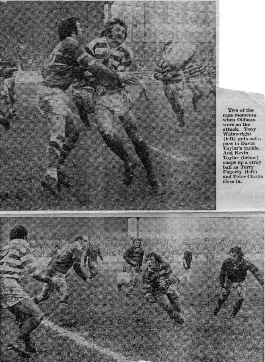Rochdale Hornets v Oldham, 23 February 1975