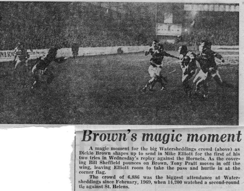 Oldham v Rochdale Hornets, 26 February 1975