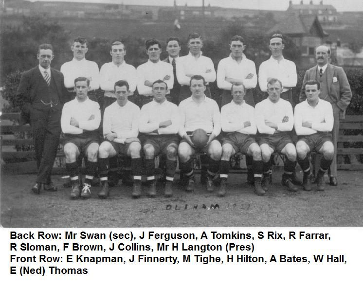 Oldham v Rochdale Hornets, 9 September 1922