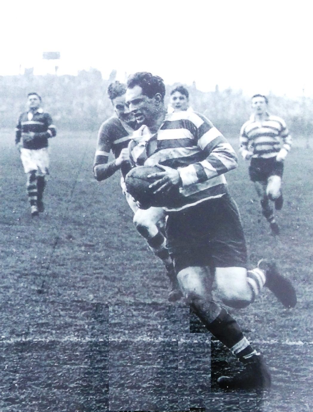 Sid Little scores at Rochdale - April 1st 1952.