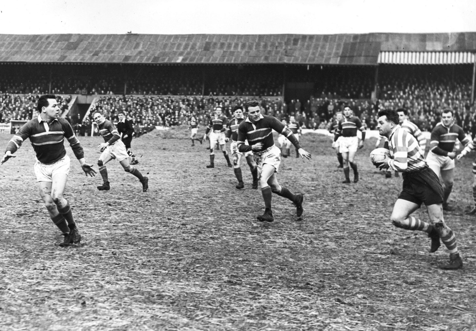 Ayres takes on Buxton and Horrocks - March 22nd 1958.