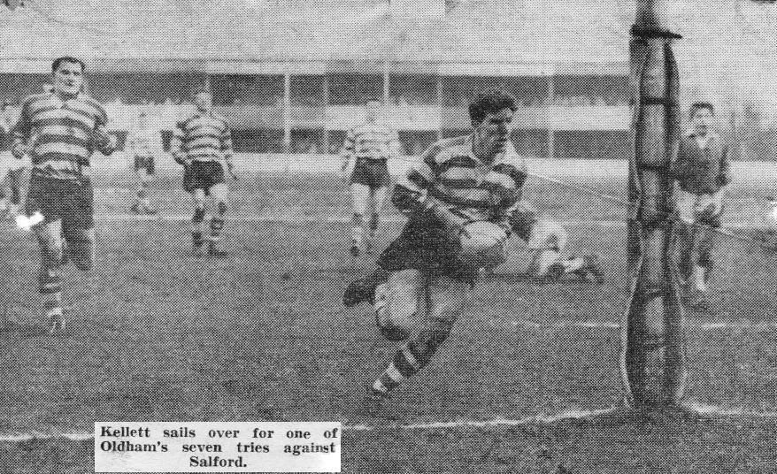 Oldham v Salford, 5 April 1962