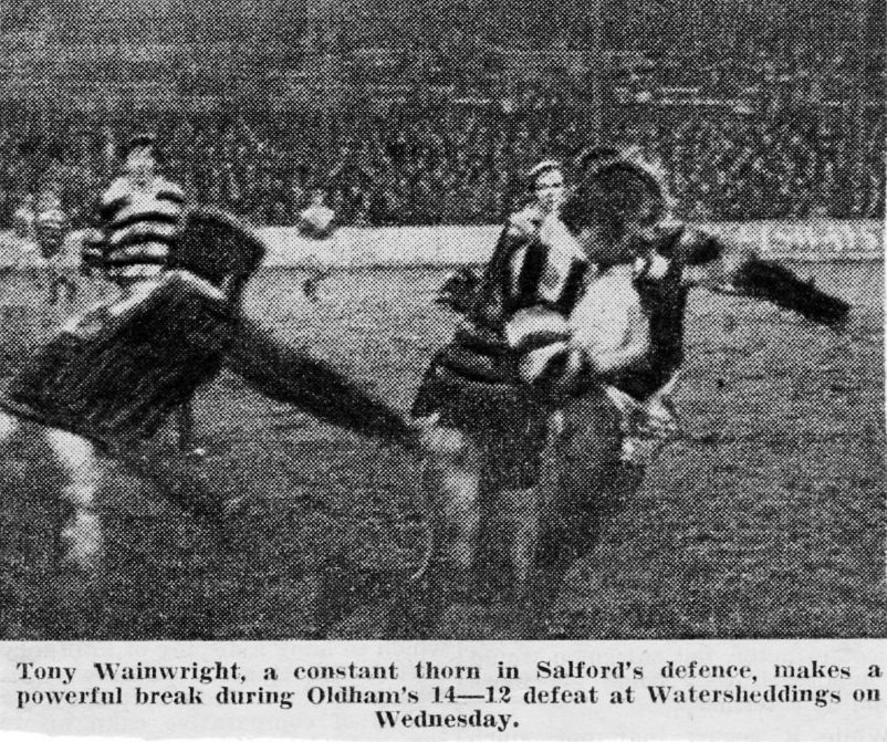 Oldham v Salford, 13 December 1972