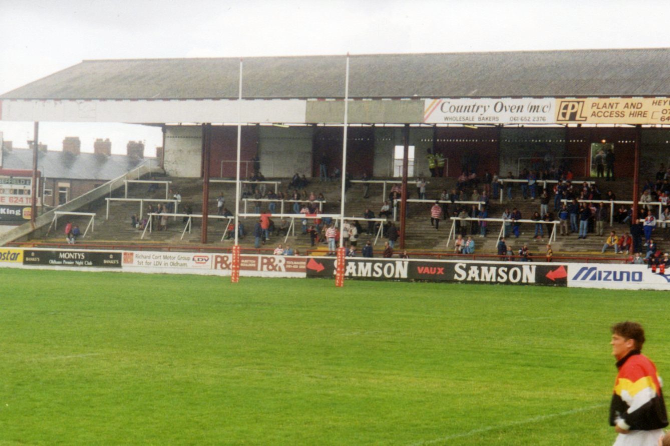 Last senior match at Watersheddings - Aug 25th 1996.