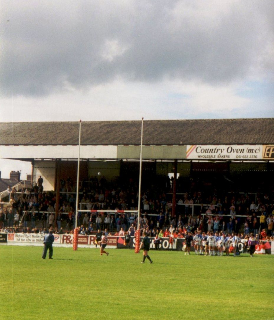 Last senior match at Watersheddings - Aug 25th 1996.
