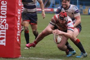 A try fro Michael Ward v Sheffield - April 10th 2016.