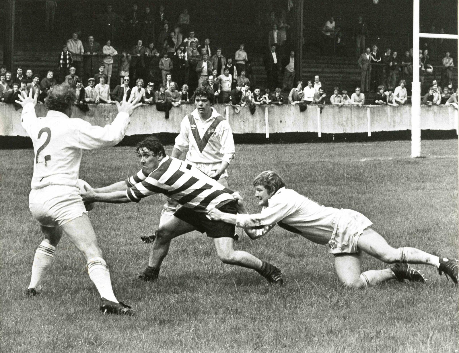 John Patterson in action v St Helens - Aug 12th 1979.