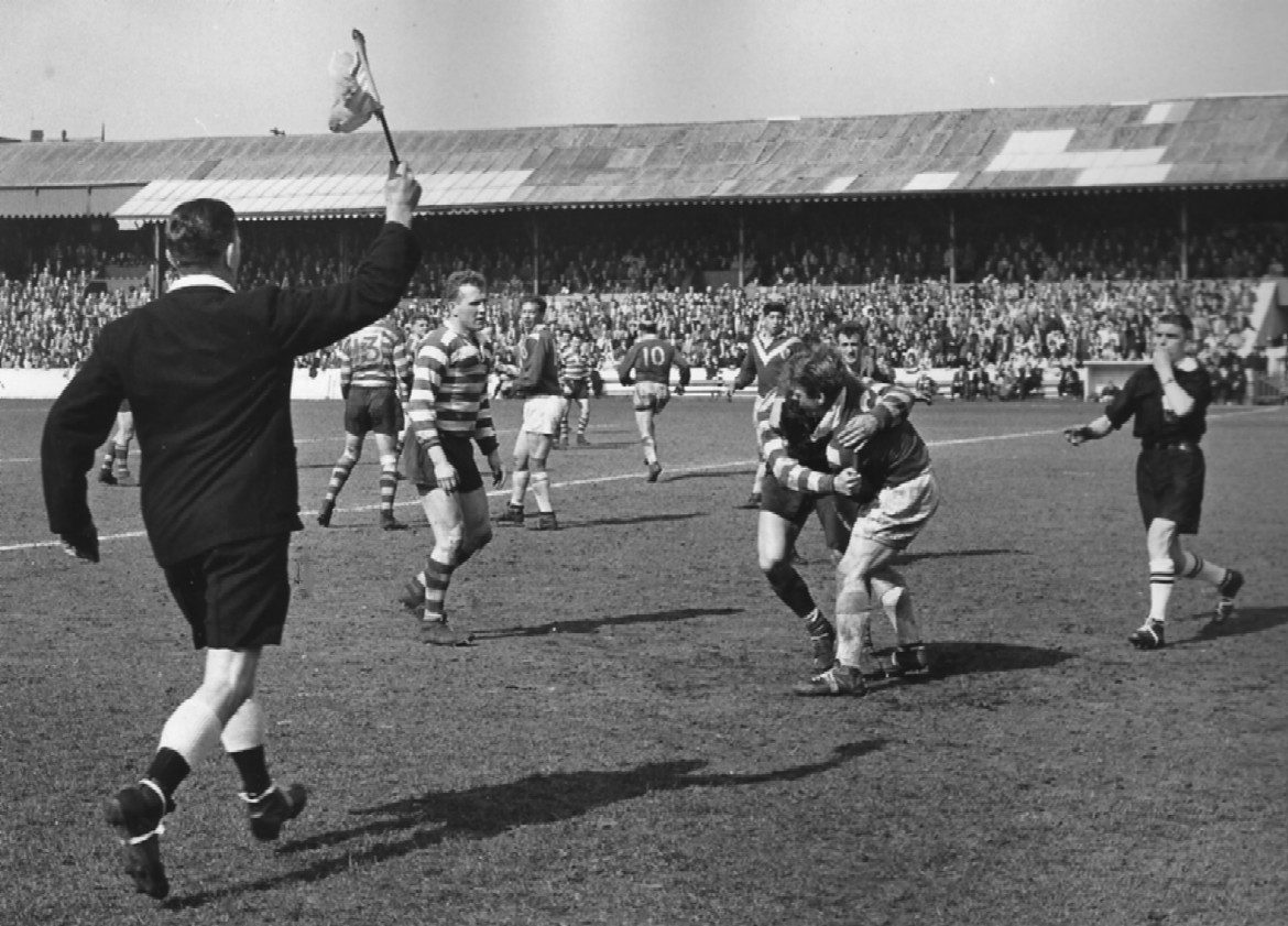 Fists fly before Kellett and Parkinson are dismissed - April 28th 1962.
