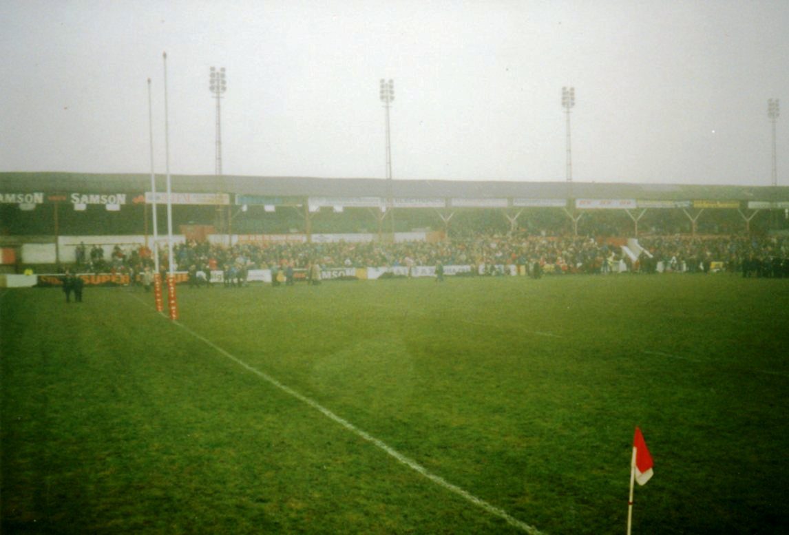 Last match at Watersheddings - Jan 19th 1997.