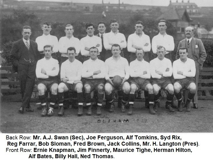 Oldham v Rochdale Hornets, 9 September 1922