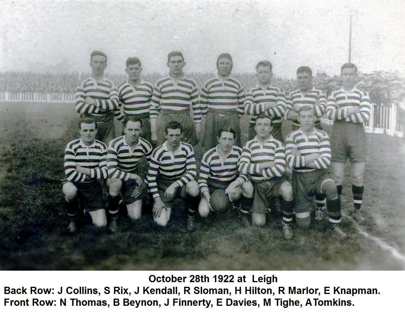 Leigh v Oldham, 28 October 1922