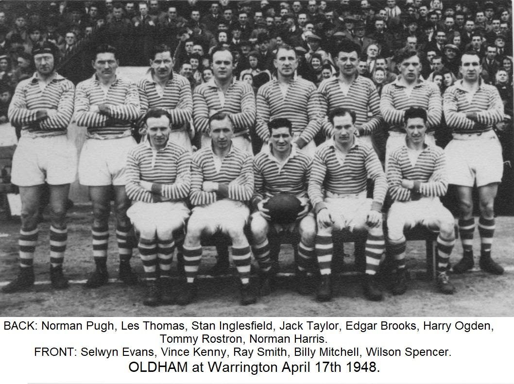 Warrington v Oldham, 17 April 1948