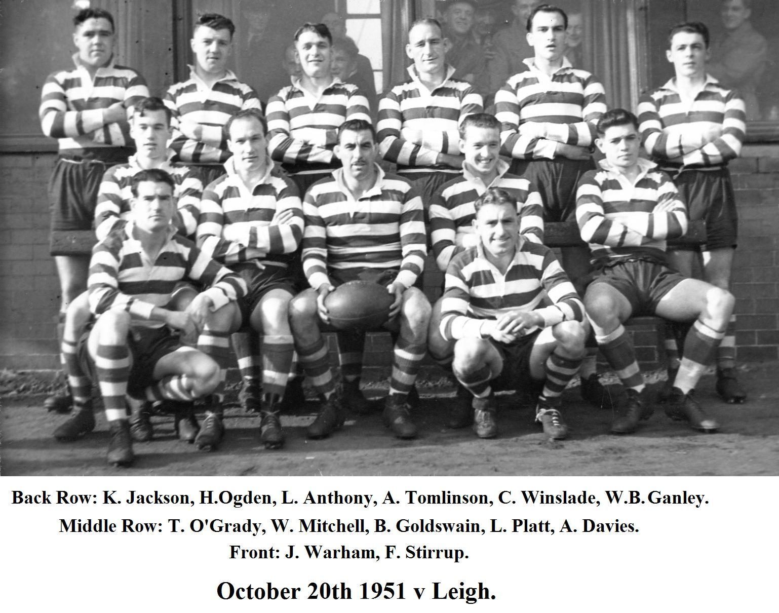 Oldham v Leigh, 20 October 1951