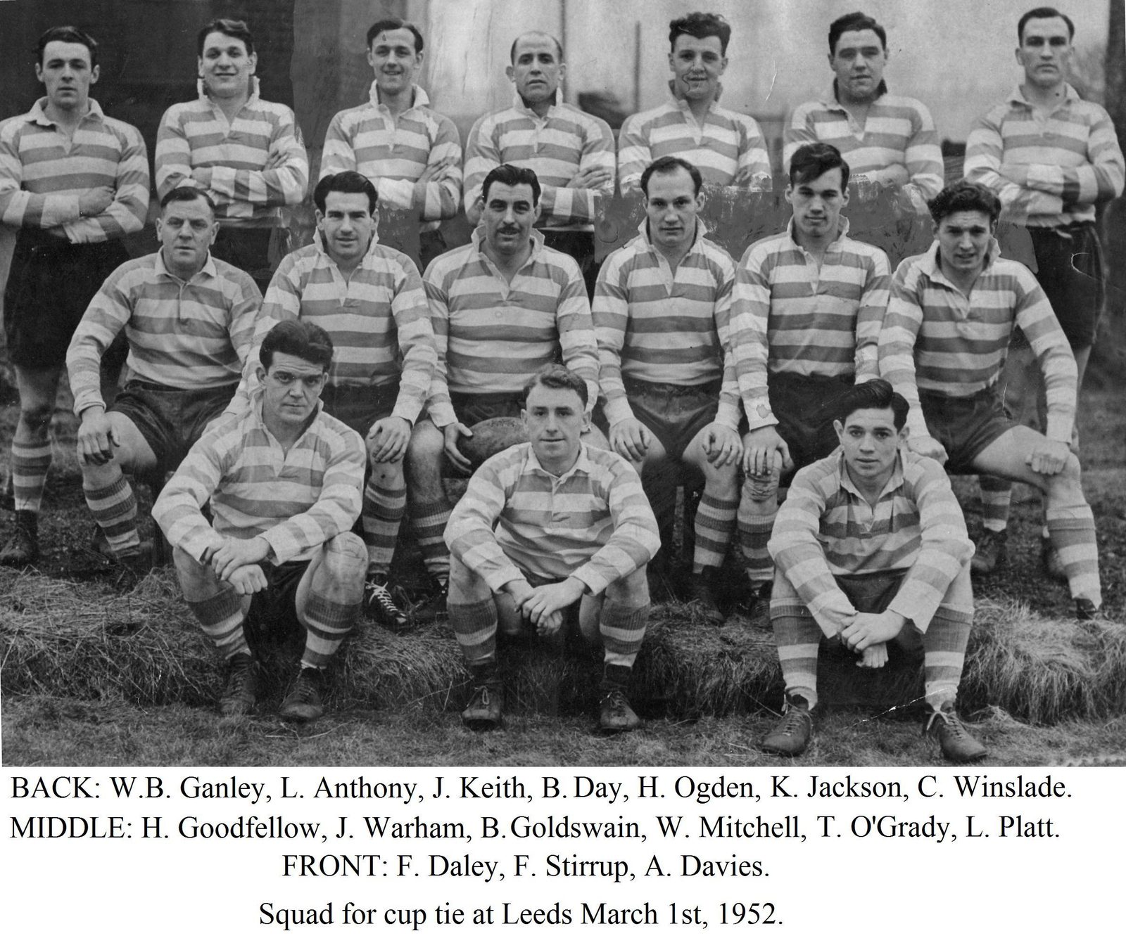 Leeds v Oldham, 1 March 1952