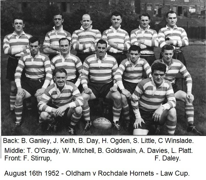 Oldham v Rochdale Hornets, 16 August 1952