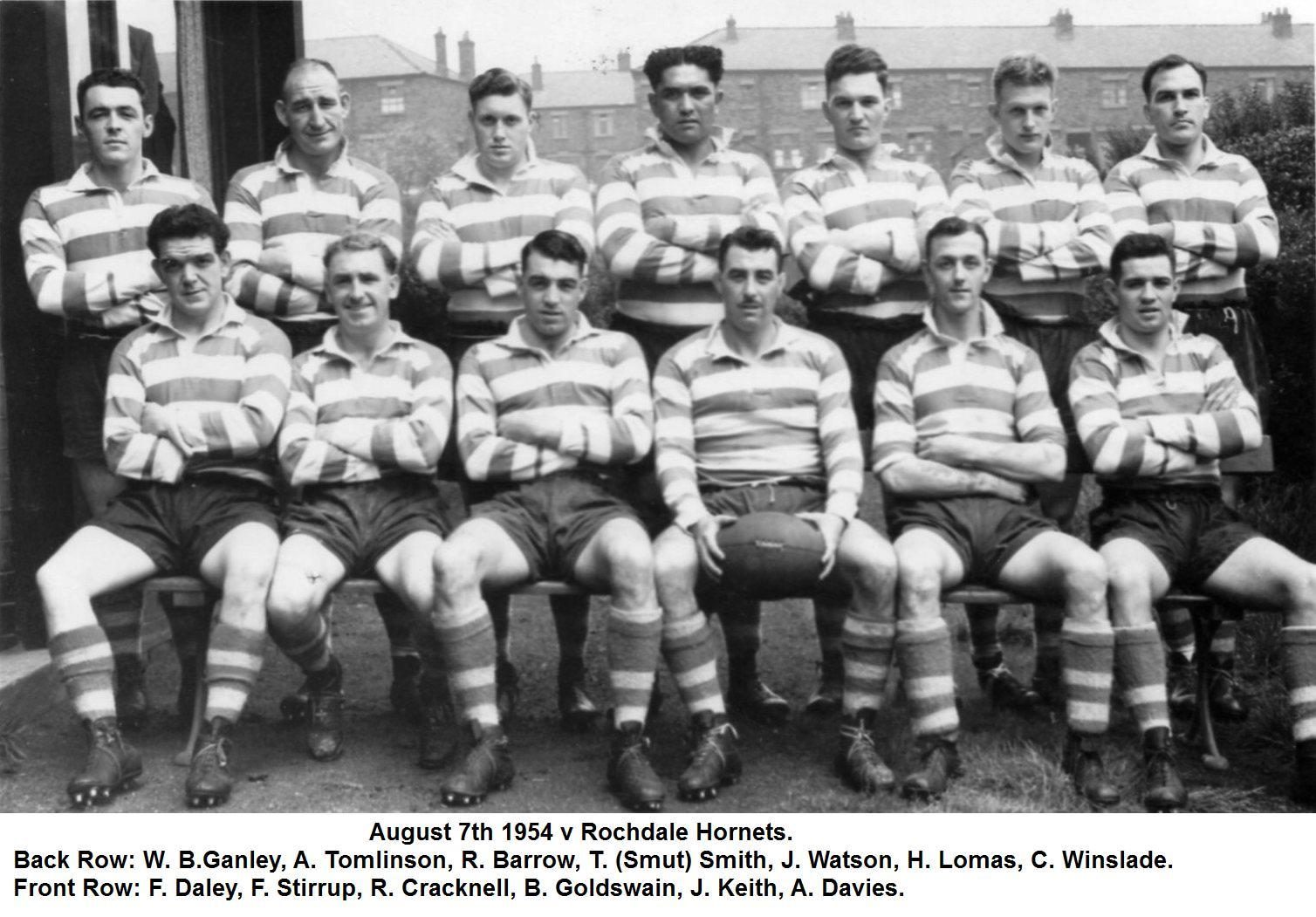 Oldham v Rochdale Hornets, 7 August 1954
