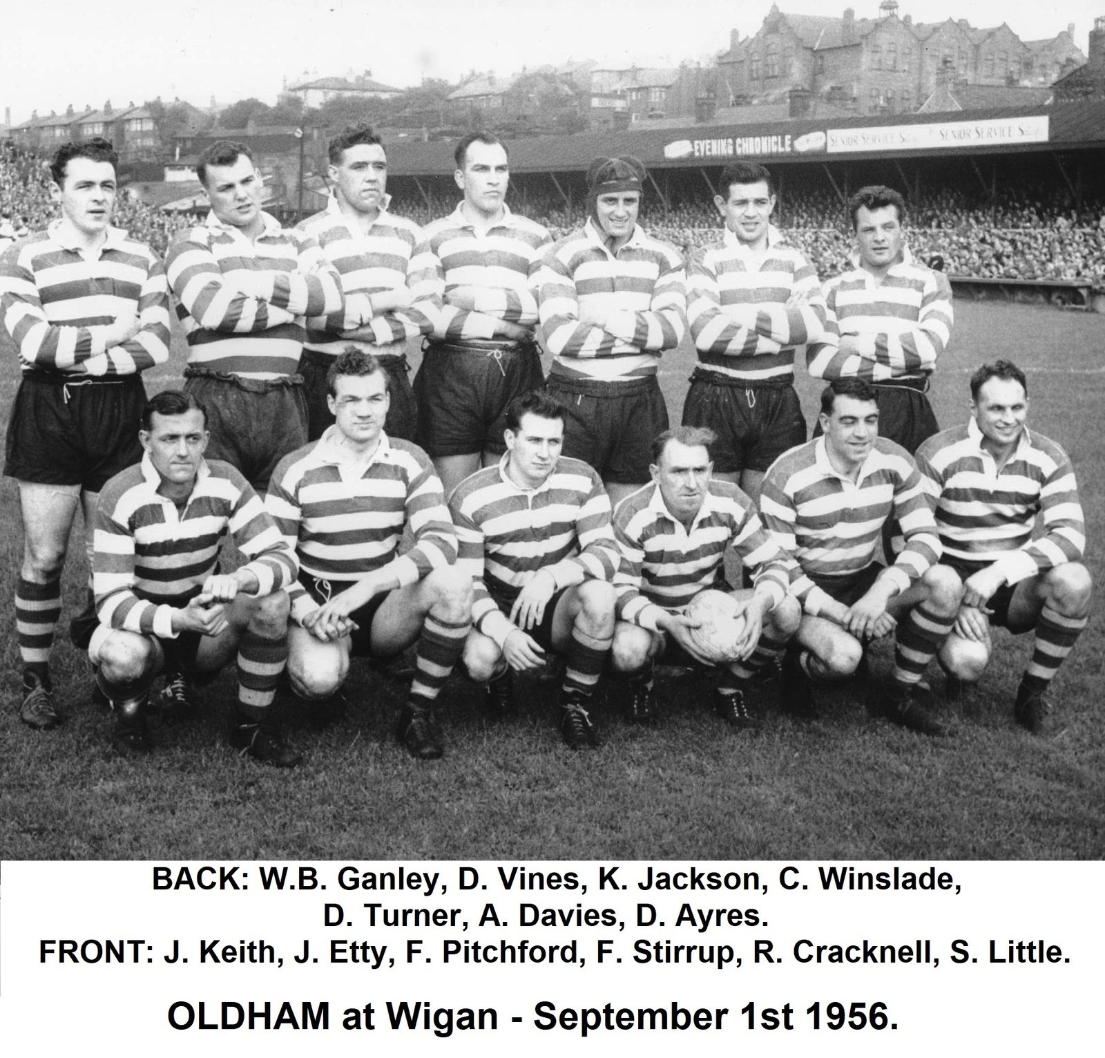 Wigan v Oldham, 1 September 1956