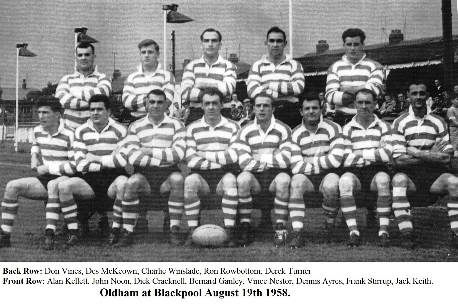 Blackpool Borough v Oldham, 19 August 1958