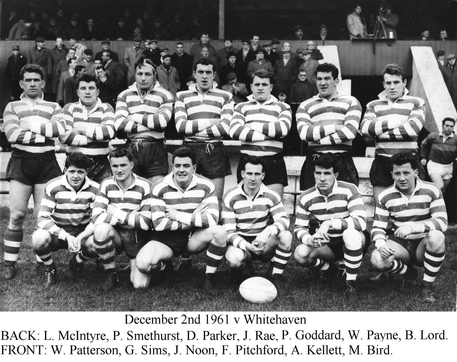 Oldham v Whitehaven, 2 December 1961