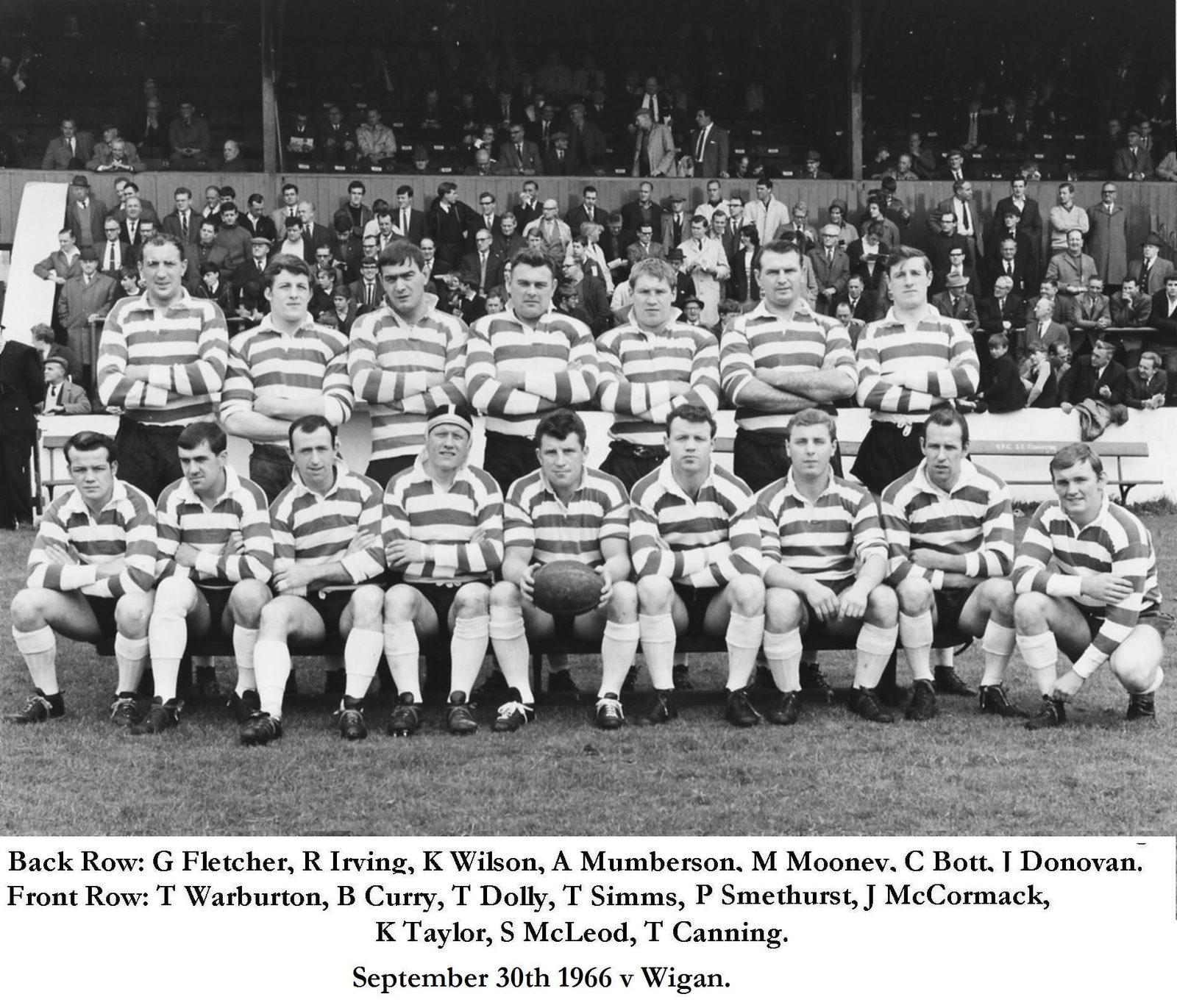 Oldham v Wigan, 30 September 1966