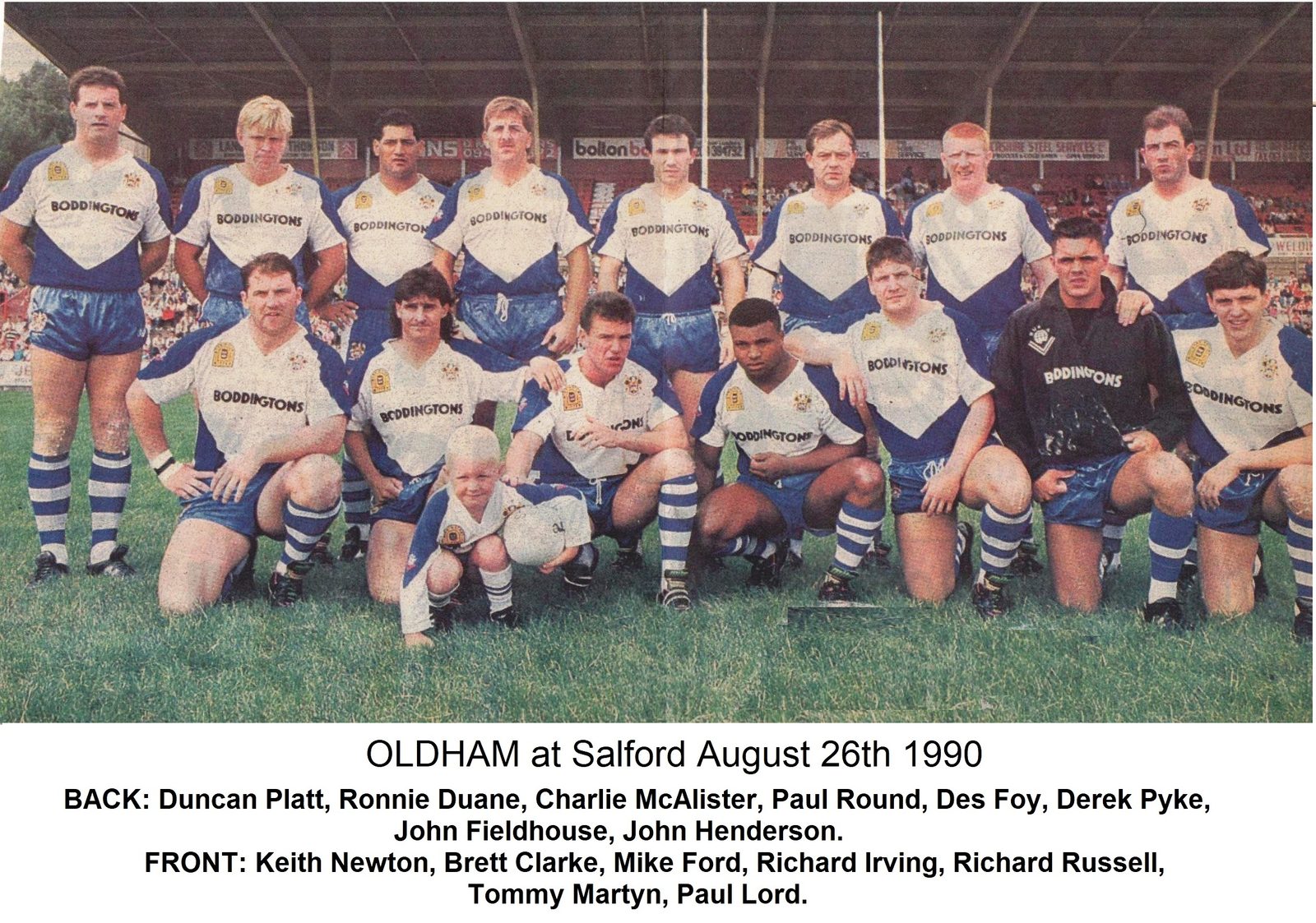 Salford v Oldham, 26 August 1990