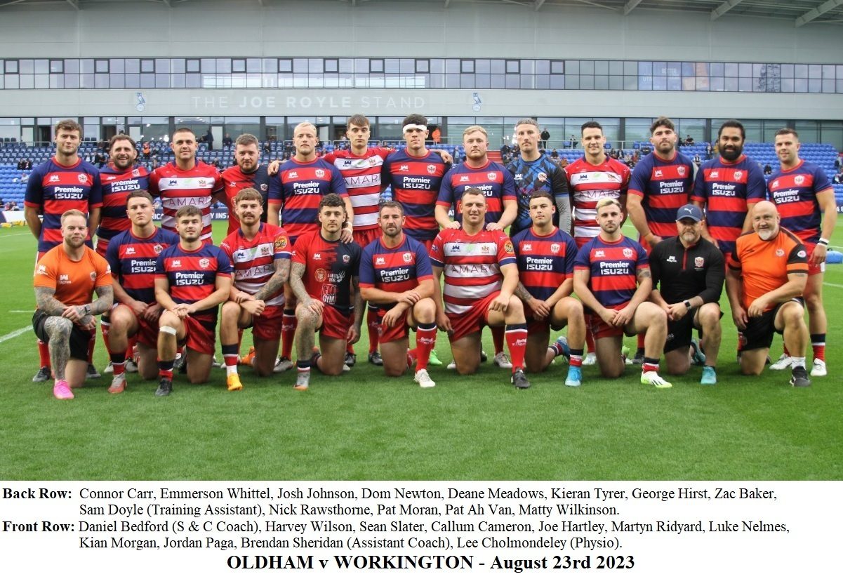 Oldham v Workington Town, 23 August 2023