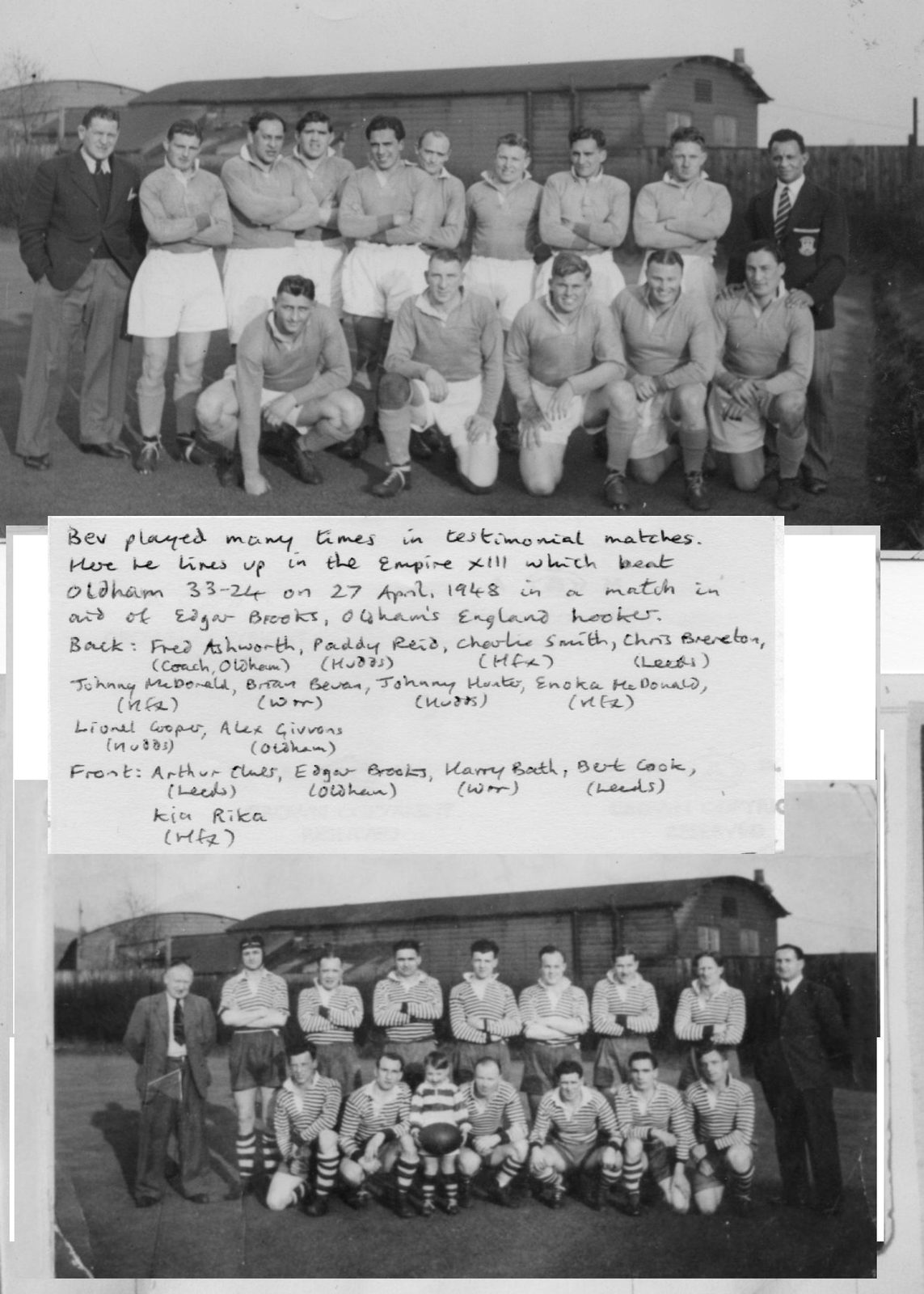 Oldham v Empire XIII, 27 April 1948