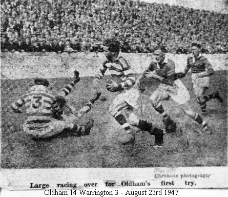 Oldham v Warrington, 23 August 1947
