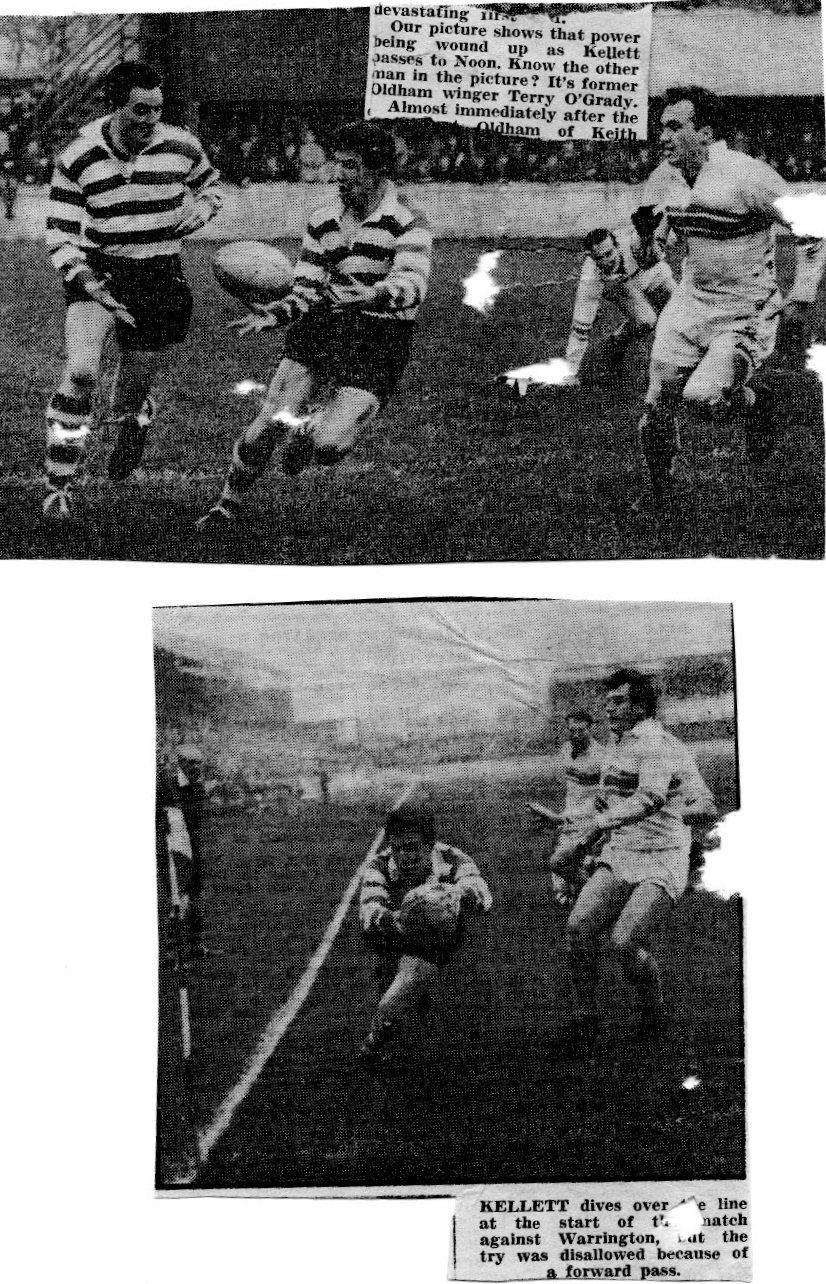 Oldham v Warrington, 18 April 1961