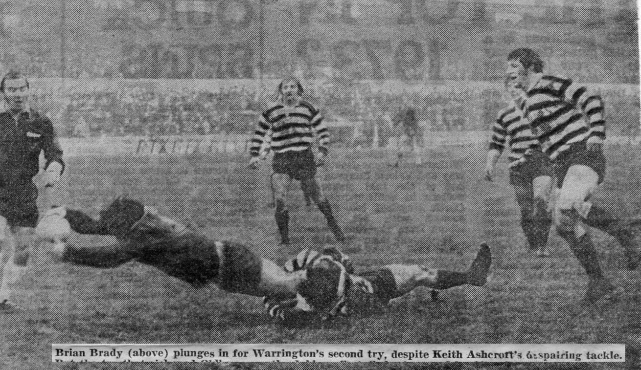 Warrington v Oldham, 31 December 1972