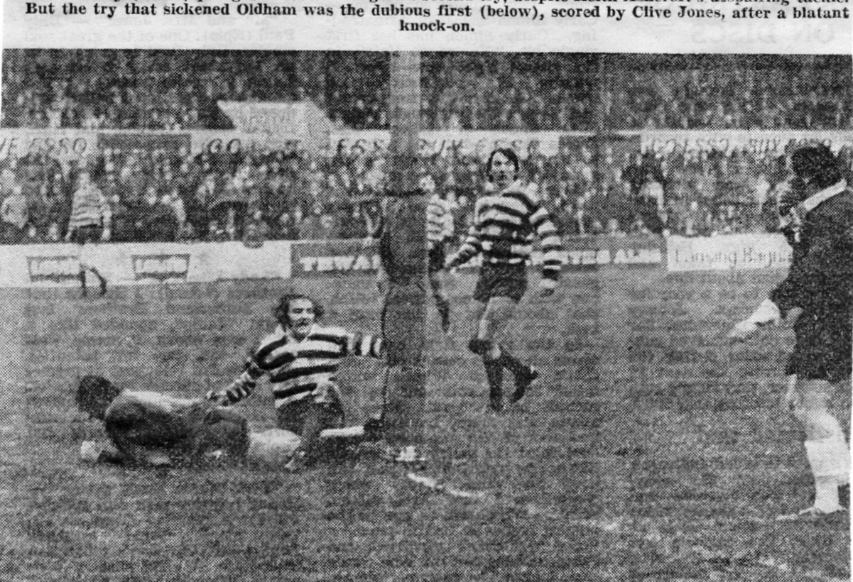 Warrington v Oldham, 31 December 1972