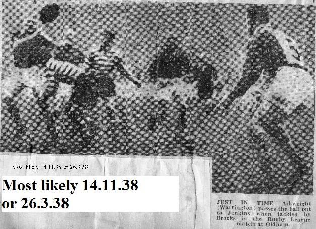 Oldham v Warrington, 1938