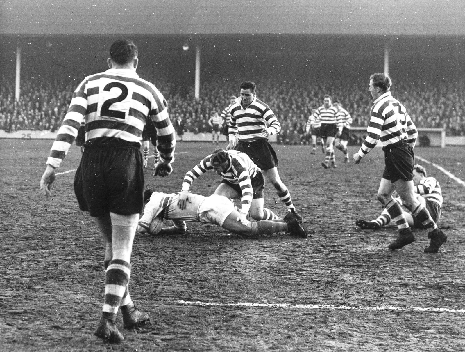 Warrington v Oldham, 28 December 1957