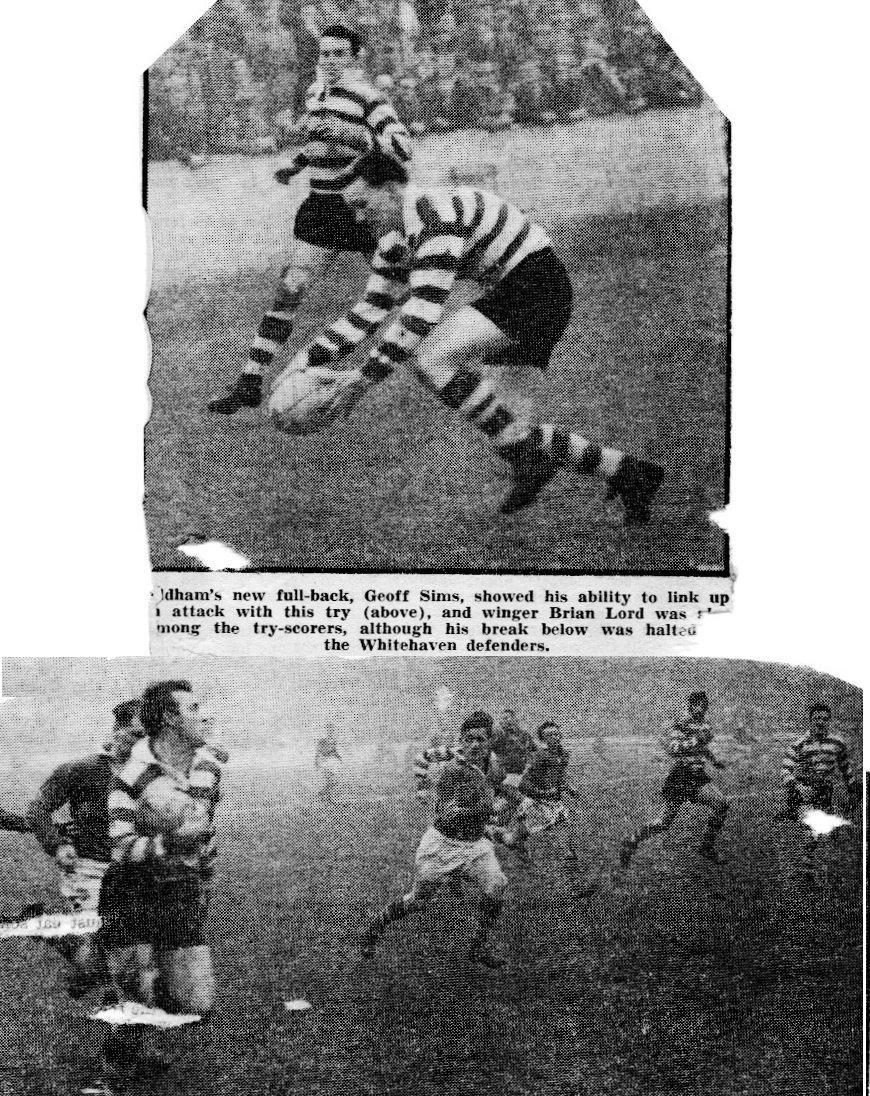 Oldham v Whitehaven, 1 April 1961