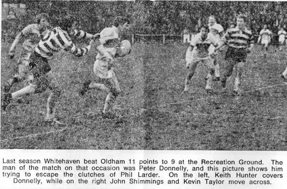 Whitehaven v Oldham, 31 January 1970