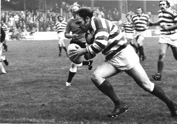 A try for Terry Clawson v Whitehaven - Oct 6th 1973.