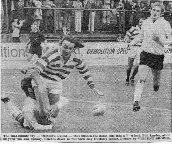 Oldham v Widnes, 1 September 1974