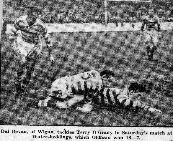 Oldham v Wigan, 15 August 1953