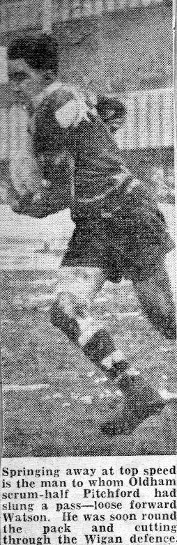 Oldham v Wigan, 10 February 1955