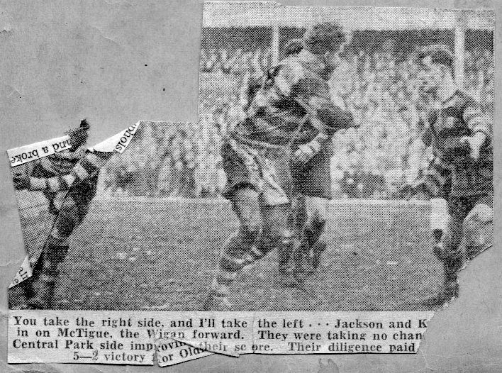 Oldham v Wigan, 10 February 1955