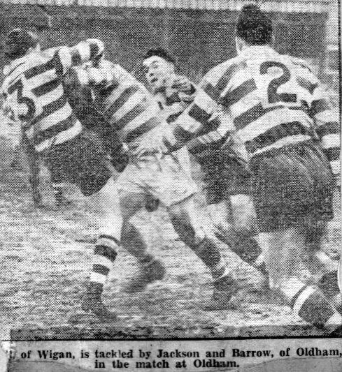 Oldham v Wigan, 2 April 1955
