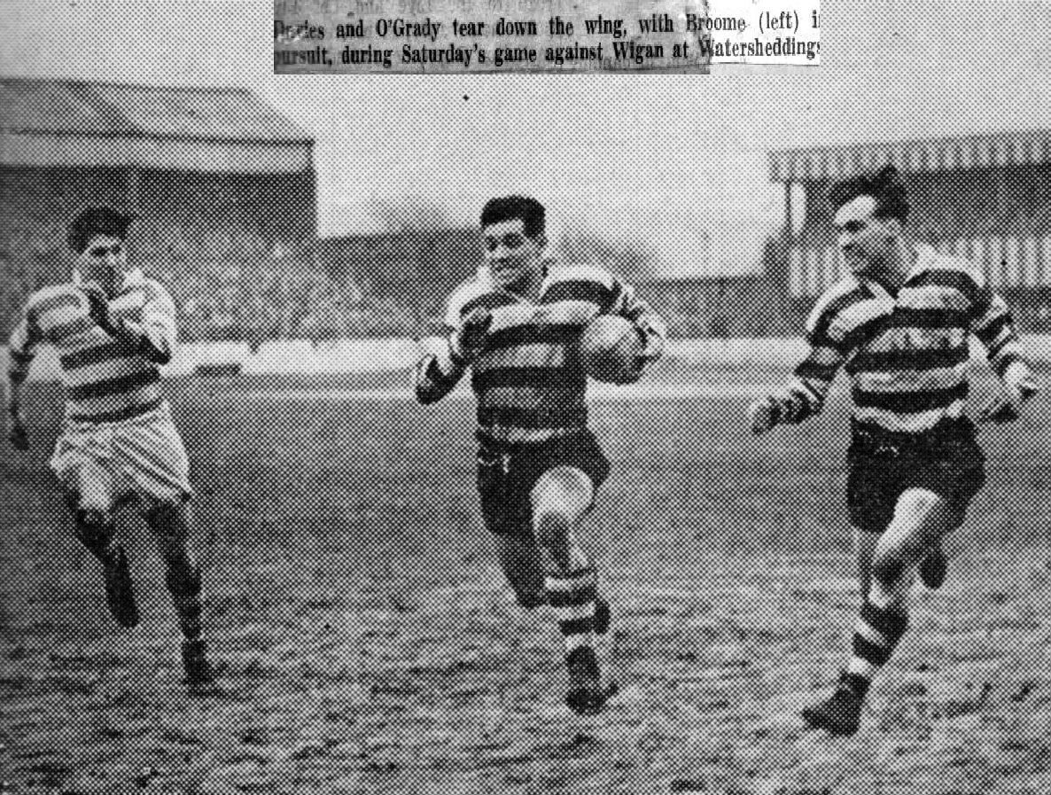 Oldham v Wigan, 2 April 1955