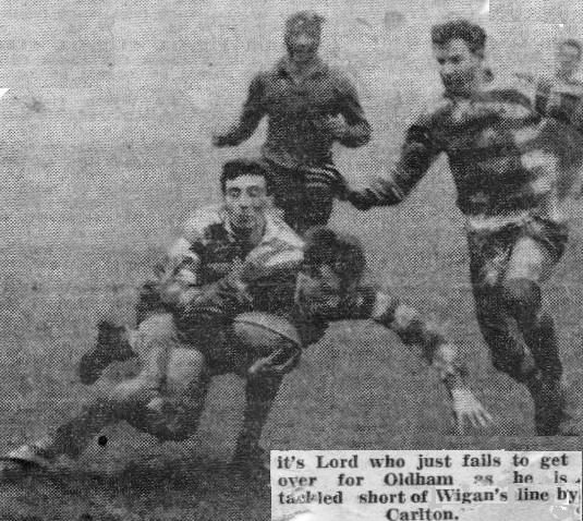 Oldham v Wigan, 28 January 1961