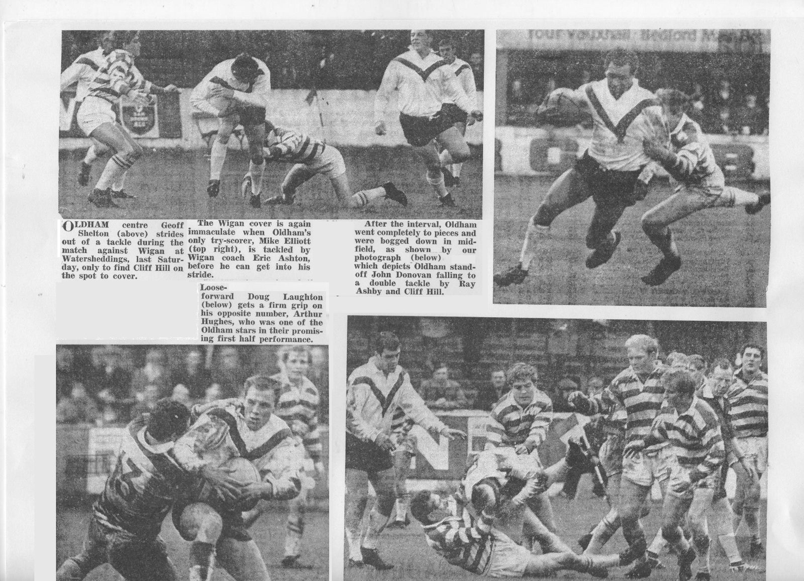 Oldham v Wigan, 21 September 1968
