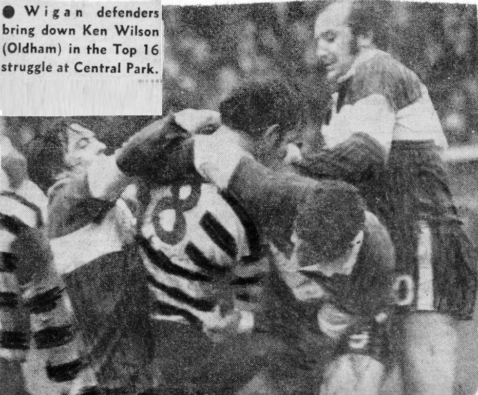 Wigan v Oldham, 23 April 1971