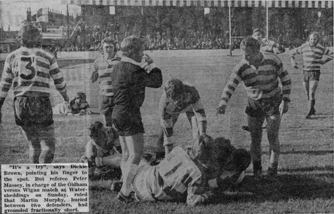 Oldham v Wigan, 21 September 1975