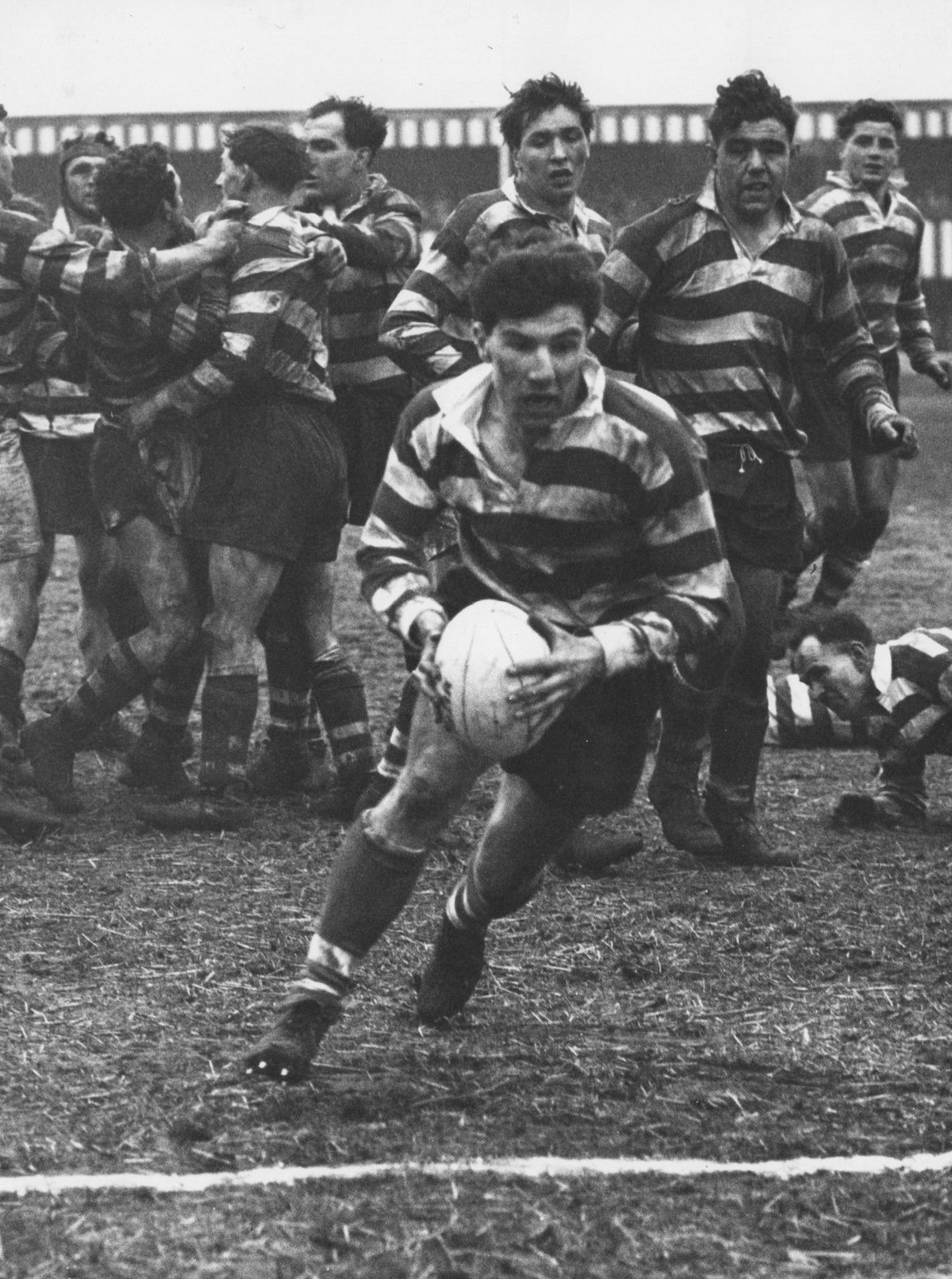 Alan Kellett scores against Wigan - April 5th 1958.